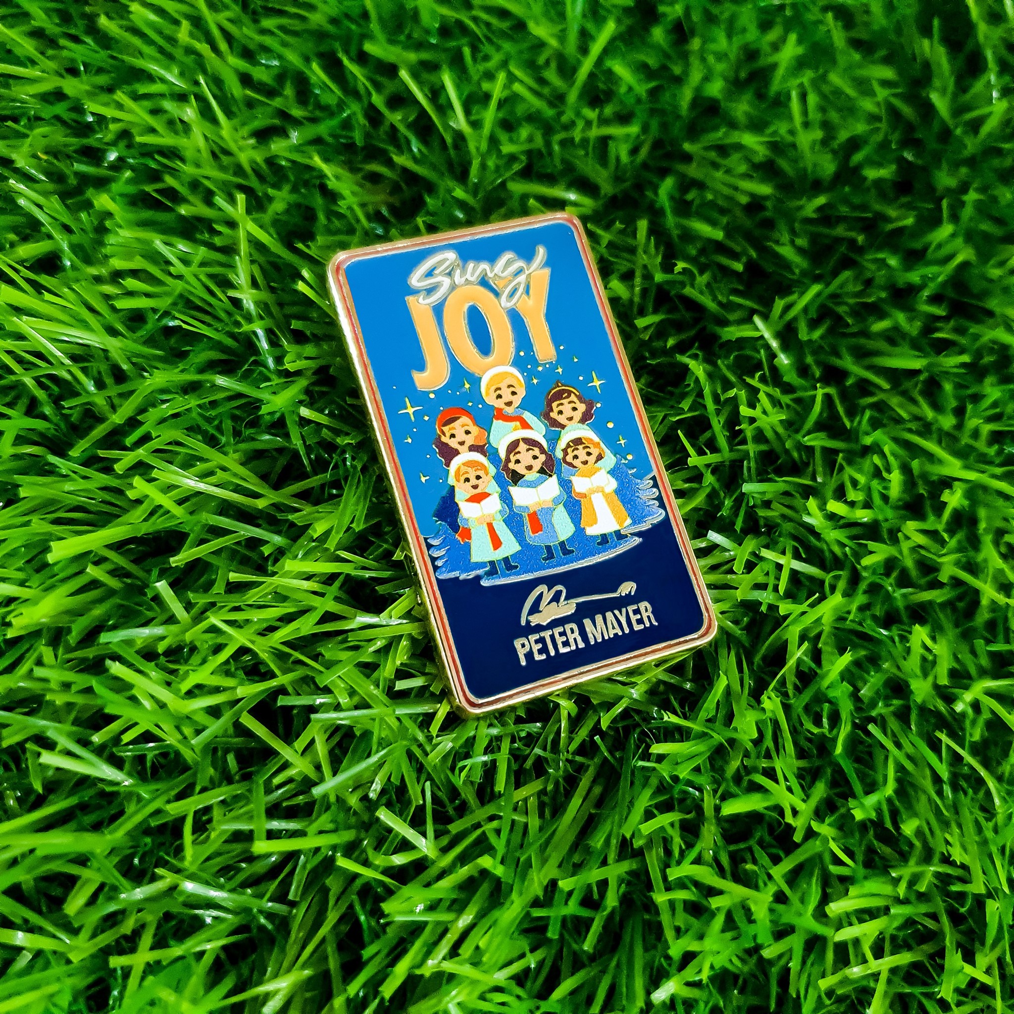 Picture of "Sing Joy" lapel pin